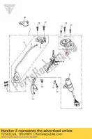 T2501010, Triumph, tappo di riempimento serbatoio carburante triumph rocket iii, classic & roadster 2300 2005 2006 2007 2008 2009 2010 2011 2012, Nuovo