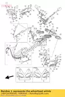 14BY283P0000, Yamaha, ekran yamaha yzf r 1000 2009 2010 2011, Nowy