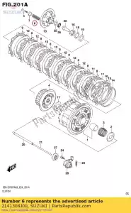 suzuki 2141308J00 mola, embreagem - Lado inferior