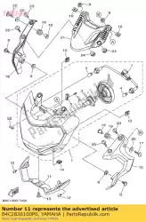 Tutaj możesz zamówić p? Yta, przód od Yamaha , z numerem części B4C2836100P0: