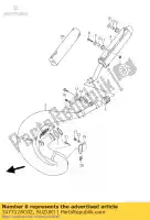 1477128C02, Suzuki, connettore, muffl suzuki rm 250 1998 1999 2000 2001 2002 2003 2004 2005 2006 2007 2008, Nuovo