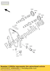 Here you can order the guide,cam chain,front z500-b3 from Kawasaki, with part number 120531022: