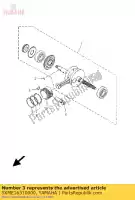 5XME16310000, Yamaha, piston (std) yamaha yp 180 2005 2006, Nouveau