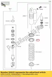 Aquí puede pedir tuerca, ajuste de resorte kx80-l1 de Kawasaki , con el número de pieza 920151679: