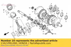 Ici, vous pouvez commander le équipement, équilibreur (26t) auprès de Honda , avec le numéro de pièce 13421MEL000: