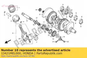 Honda 13421MEL000 équipement, équilibreur (26t) - La partie au fond