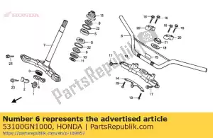 Honda 53100GN1000 tuyau, direction han - La partie au fond