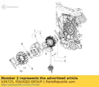 639725, Piaggio Group, Rotor. conjunto     , Nuevo