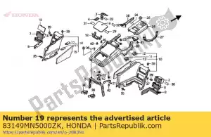 Honda 83149MN5000ZK painel, l. cego * ano126m * - Lado inferior