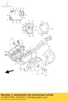 1134027F00, Suzuki, cubierta, embrague suzuki vl intruder lc  vl250 250 , Nuevo