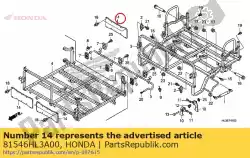 Here you can order the rubber dust seal from Honda, with part number 81546HL3A00: