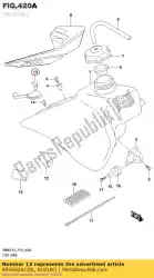 Qui puoi ordinare banda comp, carburante da Suzuki , con numero parte 4456026C00: