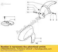 CM0699025016, Piaggio Group, front mudguard     , New