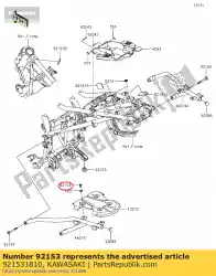 Tutaj możesz zamówić ? Ruba, gniazdo, 8x15 zg1400a8f od Kawasaki , z numerem części 921531810: