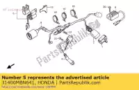 31400MBN641, Honda, regulator comp., a.c. honda xr  r xr650r 650 , Nieuw