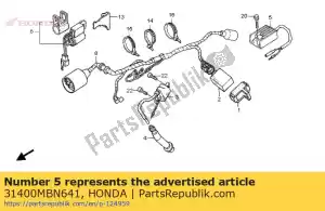 Honda 31400MBN641 regulator comp., a.c. - Onderkant