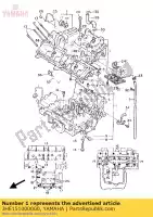 3HE151000000, Yamaha, zespó? skrzyni korbowej yamaha fzr genesis 600, Nowy