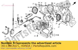 Aquí puede pedir perilla (audio) de Honda , con el número de pieza 39113MCA671: