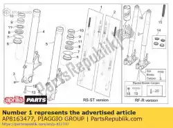 Tutaj możesz zamówić prawa piasta kpl. Od Piaggio Group , z numerem części AP8163477: