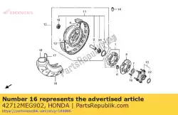 Here you can order the tube, tire (dunlop) from Honda, with part number 42712MEG902: