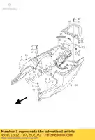 4550116G21YU7, Suzuki, pokrycie, ogon siedzenia suzuki sv  s sz s2 sz1 u2 sz2 u su sv1000ns sv650ns 1000 650 , Nowy