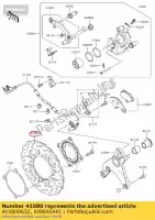 410800632, Kawasaki, disc, rr klz1000bff kawasaki  klz 1000 2015 2016 2017 2018 2019 2020 2021, Nowy