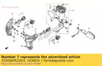 33406MAZ003, Honda, pakowanie, soczewka honda cb xl 600 650 1000 1100 1300 1997 1998 1999 2000 2001 2002 2003 2004 2005 2006, Nowy