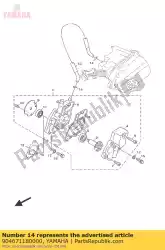 Ici, vous pouvez commander le agrafe auprès de Yamaha , avec le numéro de pièce 904671180000: