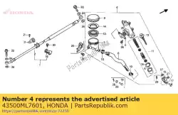 Aquí puede pedir m / c, trasero de Honda , con el número de pieza 43500ML7601: