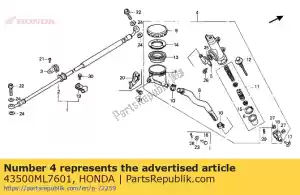 Honda 43500ML7601 m / c, trasero - Lado inferior