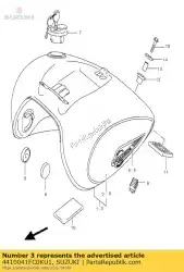 Tutaj możesz zamówić zbiornik, paliwo od Suzuki , z numerem części 4410041FC0KU1: