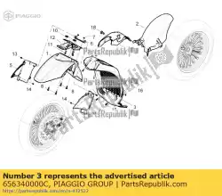 Tutaj możesz zamówić wn? Ka na ko? A od Piaggio Group , z numerem części 656340000C: