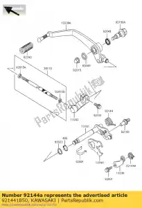 kawasaki 921441850 spring,lever vn800-a1 - Bottom side