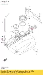 Qui puoi ordinare cuscino, serbatoio da Suzuki , con numero parte 4451212J00: