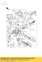 KK671B2565, Suzuki, o ring,65mm suzuki vz marauder m1600 vz1600 1600 , New