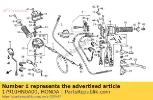 Honda 17910HN0A00 kabl., przepustnica - Dół