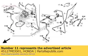 Honda 45127MEJD01 2way joint,pipe - Bottom side