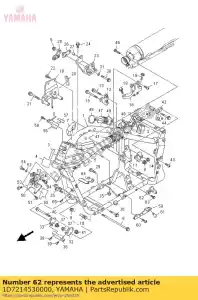 yamaha 1D7214530000 support, interrupteur - La partie au fond