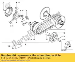 Here you can order the spring clip from BMW, with part number 11117653456: