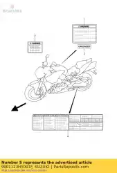 Qui puoi ordinare manuale, proprietario s da Suzuki , con numero parte 9901123H5001F: