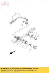 Aquí puede pedir conjunto de eje de patada de Yamaha , con el número de pieza 5HH156600000: