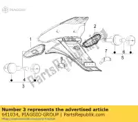 641034, Piaggio Group, kierunkowskaz przód prawy ty? lewy gilera stalk stalker 50 2008, Nowy