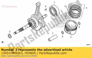 Honda 13051HM8003 set di anelli, pistone (o.s. 1. - Il fondo