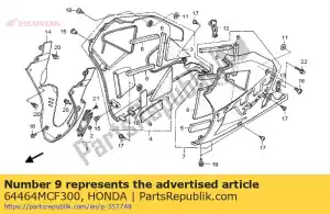 Honda 64464MCF300 guard a, heat - Bottom side