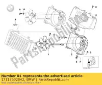 17117652842, BMW, fan bmw  c1 125 200 650 1999 2000 2001 2002 2003 2004, Nuovo