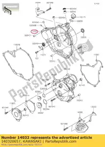 kawasaki 140320657 01 embreagem - Lado inferior