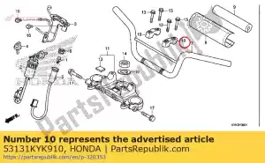 honda 53131KYK910 supporto, superiore - Il fondo