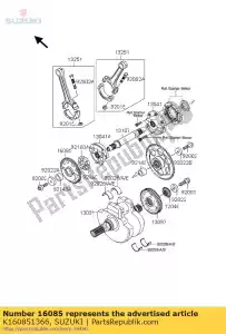 suzuki K160851366 gear,balancer - Bottom side