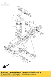 Ici, vous pouvez commander le boulon, arrière cushi auprès de Suzuki , avec le numéro de pièce 6266827A00: