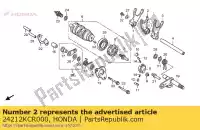 24212KCR000, Honda, widelec c, zmiana biegów honda vtr  vtr250 250 , Nowy